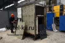Производство котлов КВД-0.17 на дровах