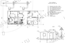 Блочная котельная 800 кВт с ГВС с бытовыми помещениями с резервом